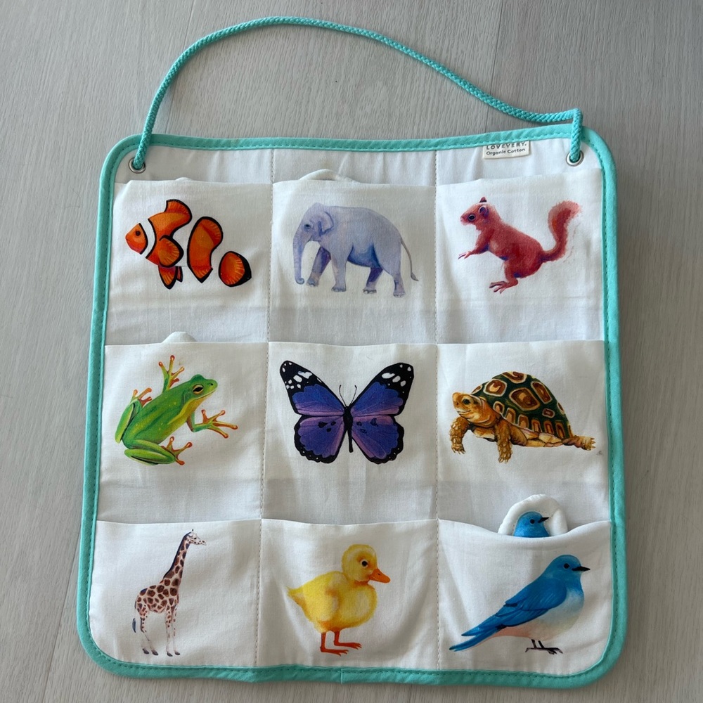 Lovevery quilted critter pockets- The Realist- 19, 20, 21 months